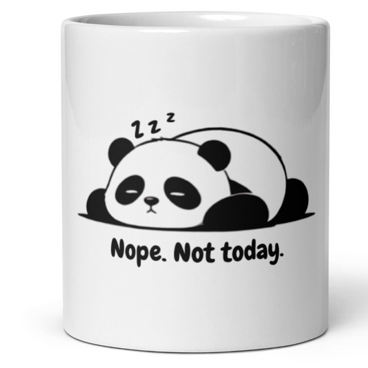 Lazy Panda \ Unbothered \ Ceramic Mug Glossy