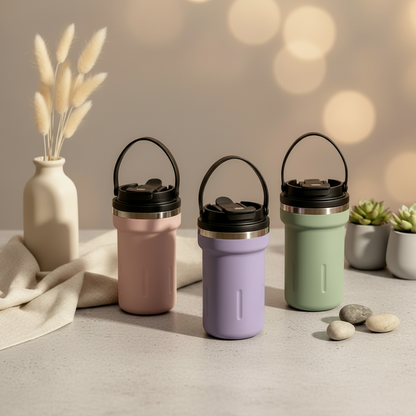 Pastel Coffee Cup 500ml \ Car Travel Mug