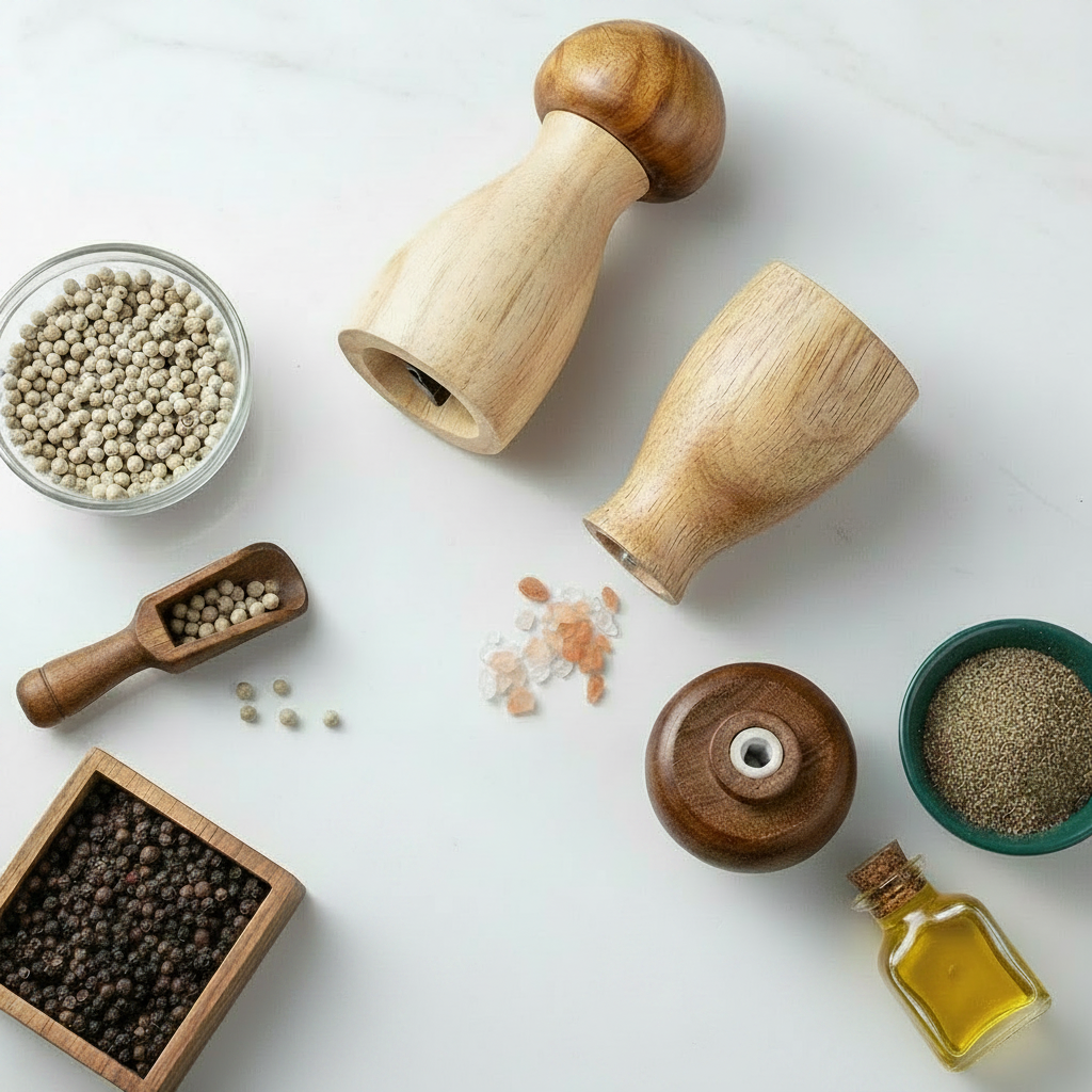 Mushroom Lovers - Salt & Pepper Grinders (1 Set)
