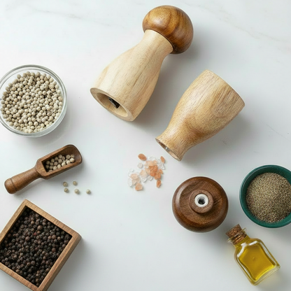 Mushroom Lovers - Salt & Pepper Grinders (1 Set)