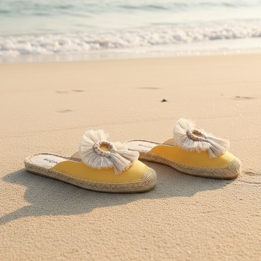 Bohemian Slip-ons \ Casual Straw Flats