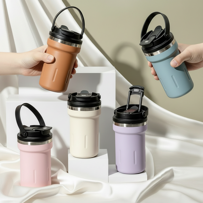 Pastel Coffee Cup 500ml \ Car Travel Mug
