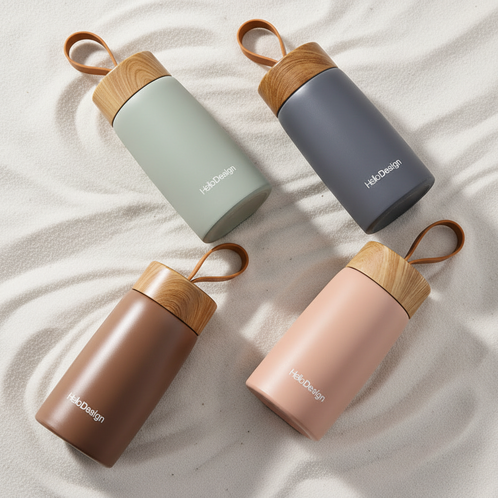 Portable Water Bottle 280ml \ Pocket Thermal Mug