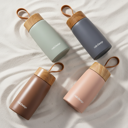 Portable Water Bottle 280ml \ Pocket Thermal Mug