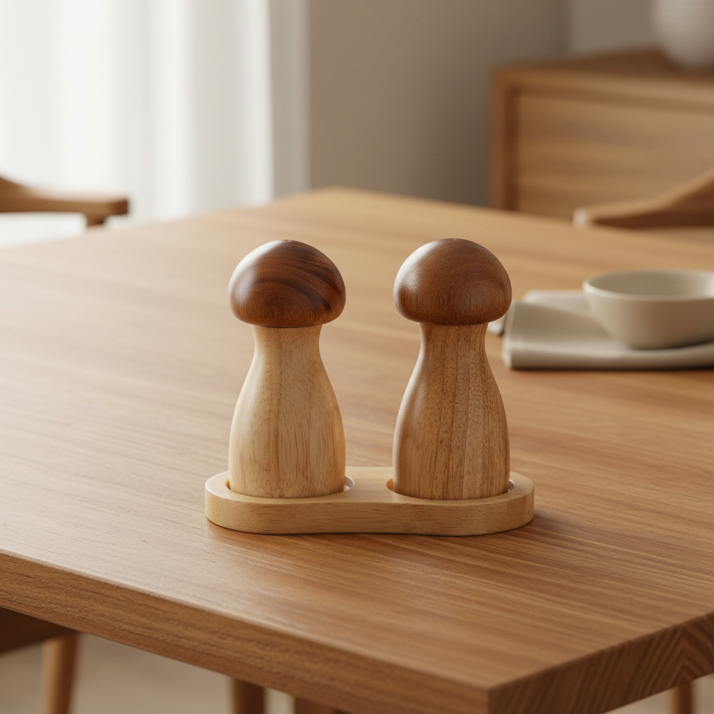 Mushroom Lovers - Salt & Pepper Grinders (1 Set)