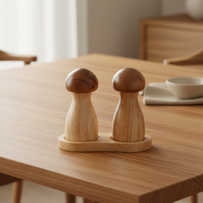 Mushroom Lovers - Salt & Pepper Grinders (1 Set)