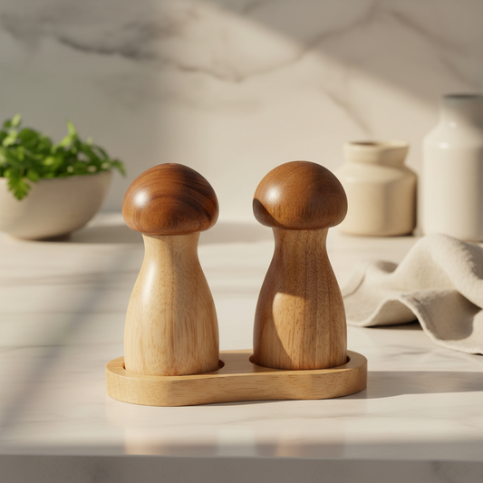 Mushroom Lovers - Salt & Pepper Grinders (1 Set)