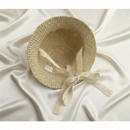 Bucket Style Straw Sun Hat \ Summer Ready
