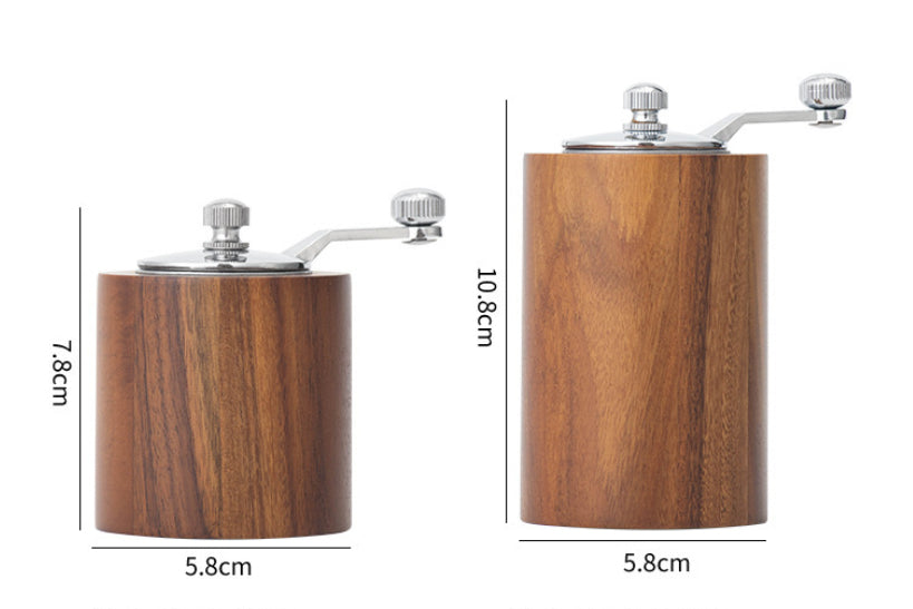 Salt and Pepper Grinder \ Retro Style Acacia Wood