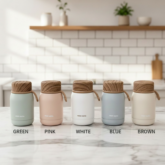 Mini Thermal Mug 220mL \ Neutral Pastel Color