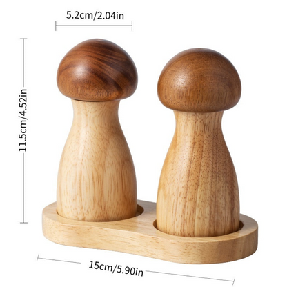 Mushroom Lovers - Salt & Pepper Grinders (1 Set)