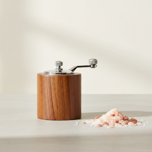 Salt and Pepper Grinder \ Retro Style Acacia Wood