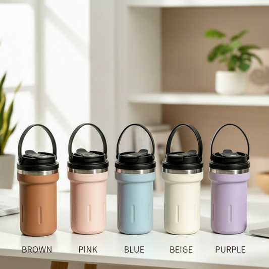 Pastel Coffee Cup 500ml \ Car Travel Mug