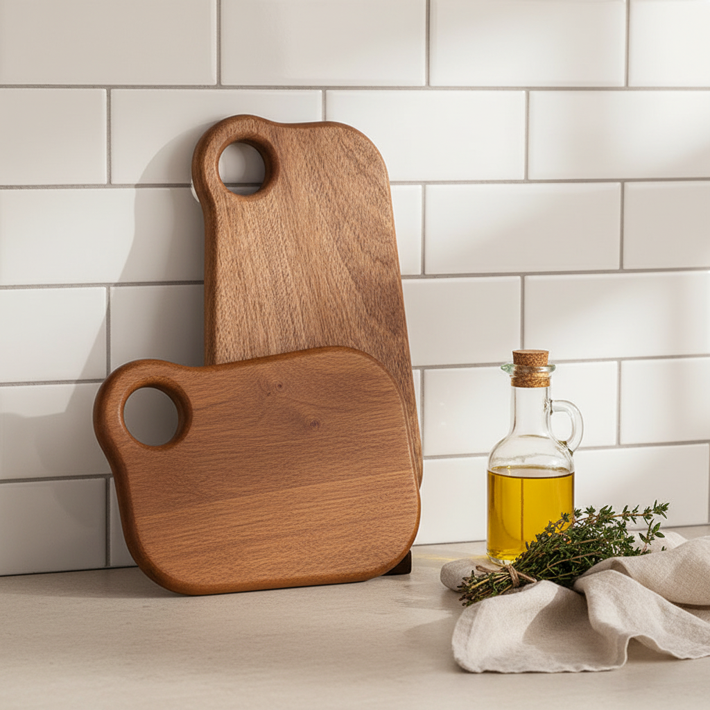Kitchen Chopping Board \ Decorative Ebony Solid Wood