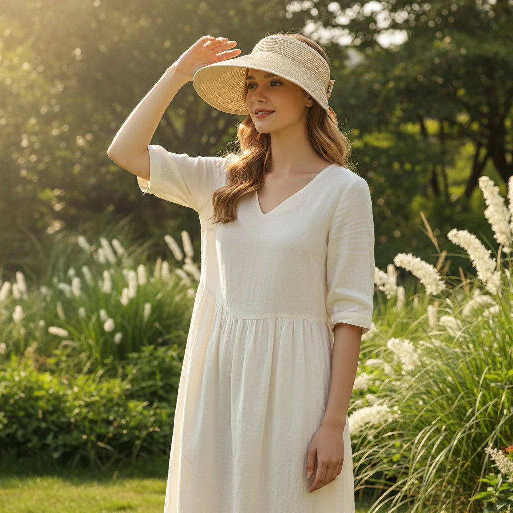 Foldable Sun Visor \ Summer Straw Hat