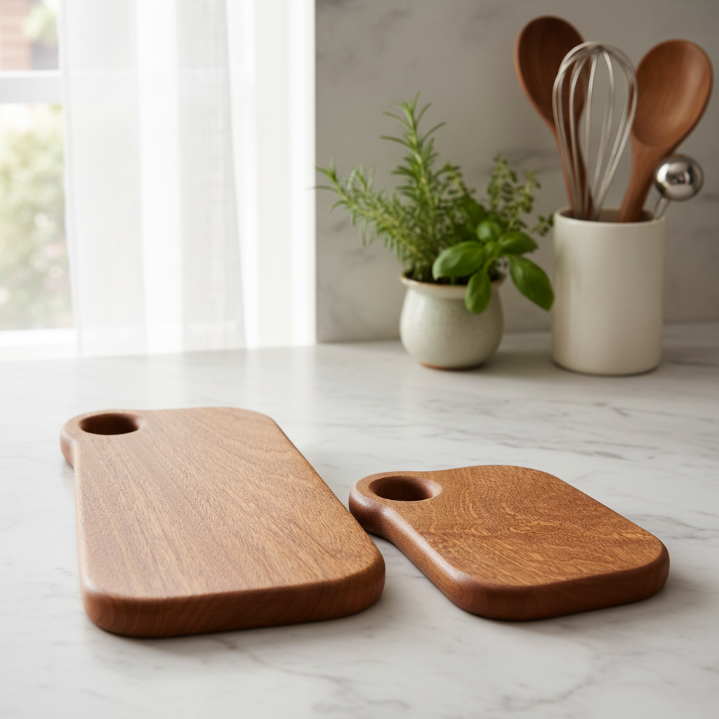 Kitchen Chopping Board \ Decorative Ebony Solid Wood