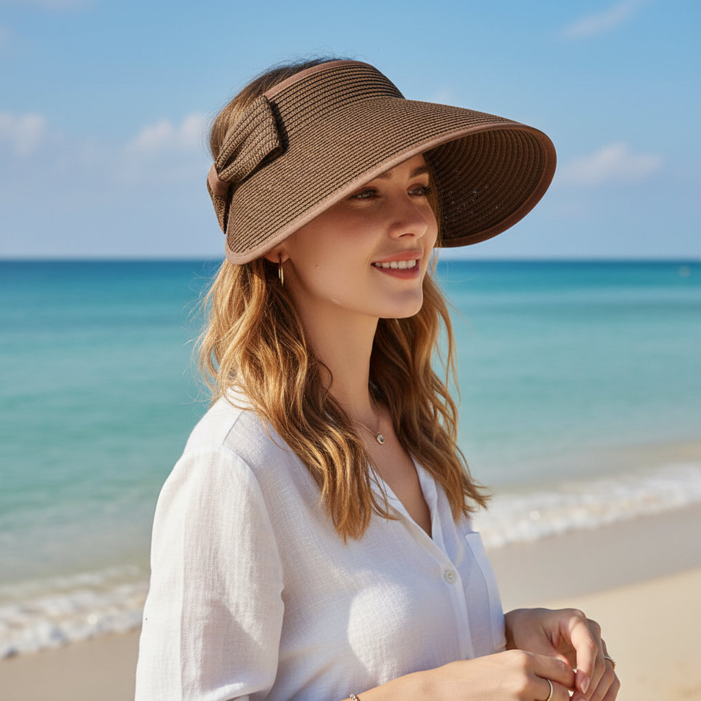 Foldable Sun Visor \ Summer Straw Hat