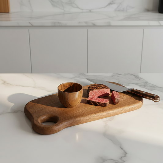 Kitchen Chopping Board \ Decorative Ebony Solid Wood
