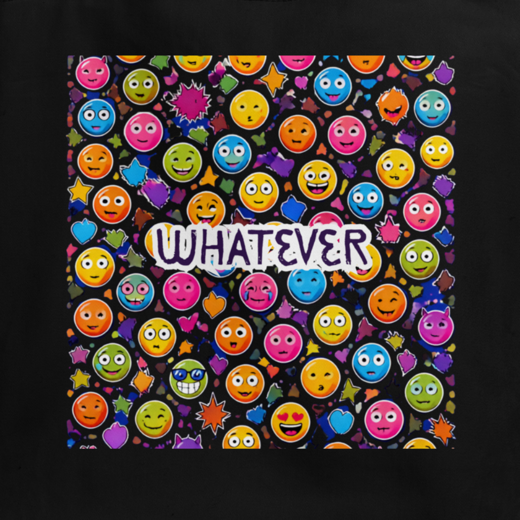 Rainbow Smileys \ Whatever \ 100% Organic Tote Bag
