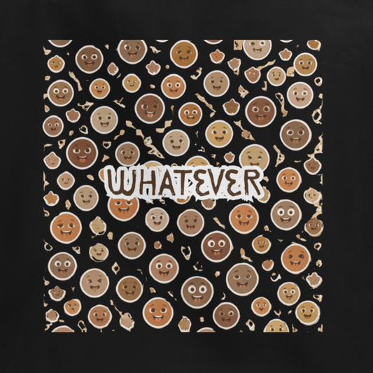 Brown Smileys \ Whatever \ 100% Organic Tote Bag