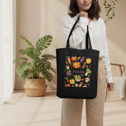 Vegetables \ Vegan \ 100% Organic Tote Bag