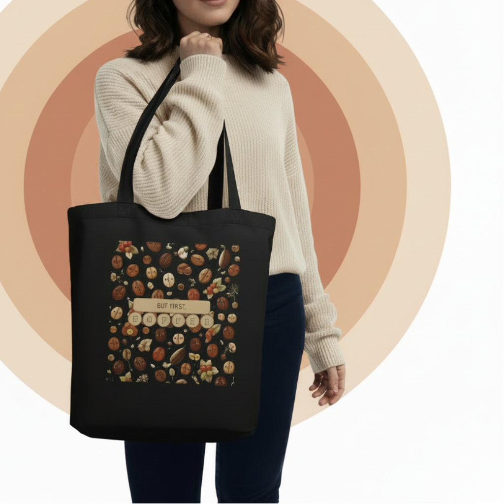 Coffee Lovers \ 100% Organic Tote Bag