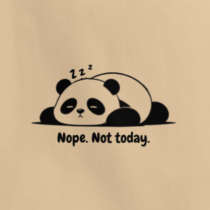 Lazy Panda \ 100% Organic Tote Bag
