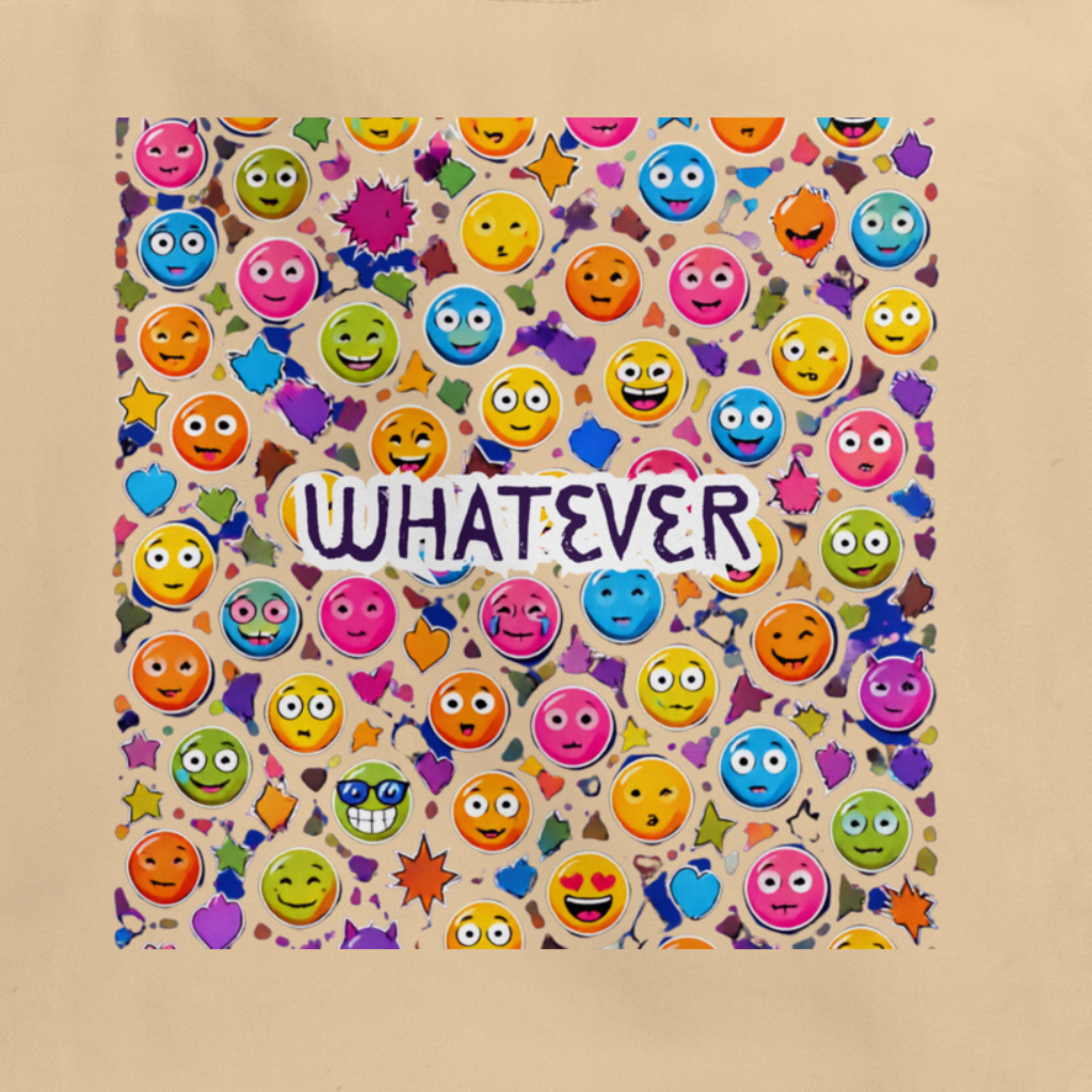 Rainbow Smileys \ Whatever \ 100% Organic Tote Bag