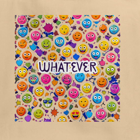 Rainbow Smileys \ Whatever \ 100% Organic Tote Bag