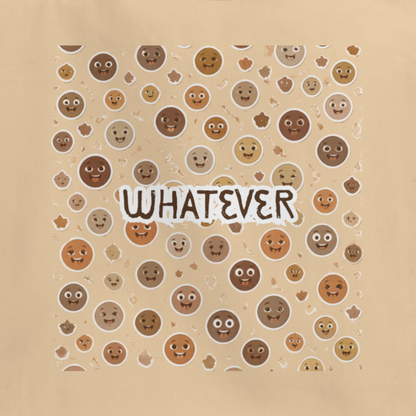 Brown Smileys \ Whatever \ 100% Organic Tote Bag