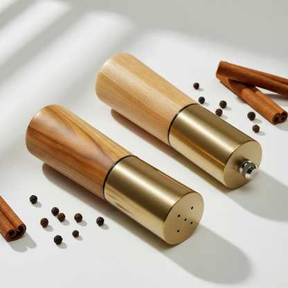 Elegant Pepper Grinder & Saltshaker \ Kitchen Essentials
