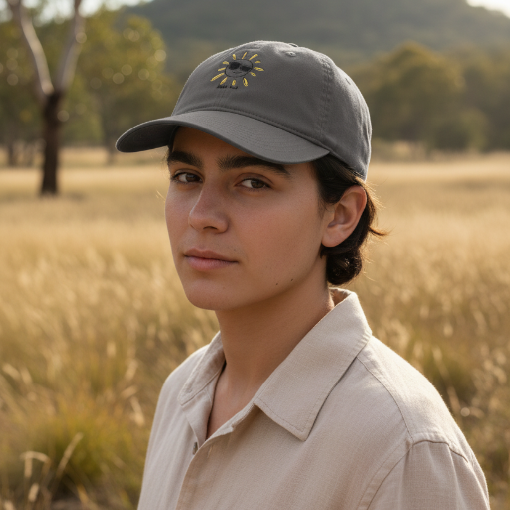 Aussie Heat \ 100% Organic Baseball Style Cap
