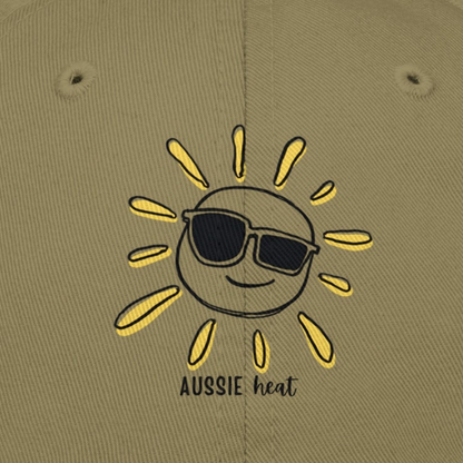 Aussie Heat \ 100% Organic Baseball Style Cap
