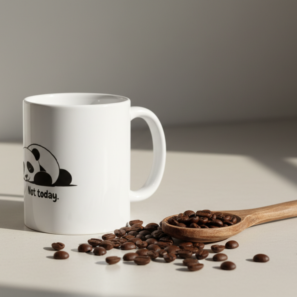 Lazy Panda \ Unbothered \ Ceramic Mug Glossy