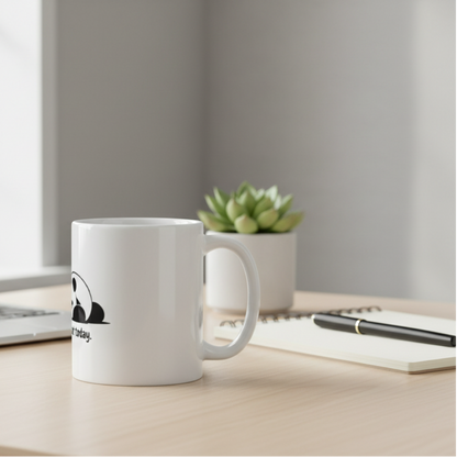 Lazy Panda \ Unbothered \ Ceramic Mug Glossy